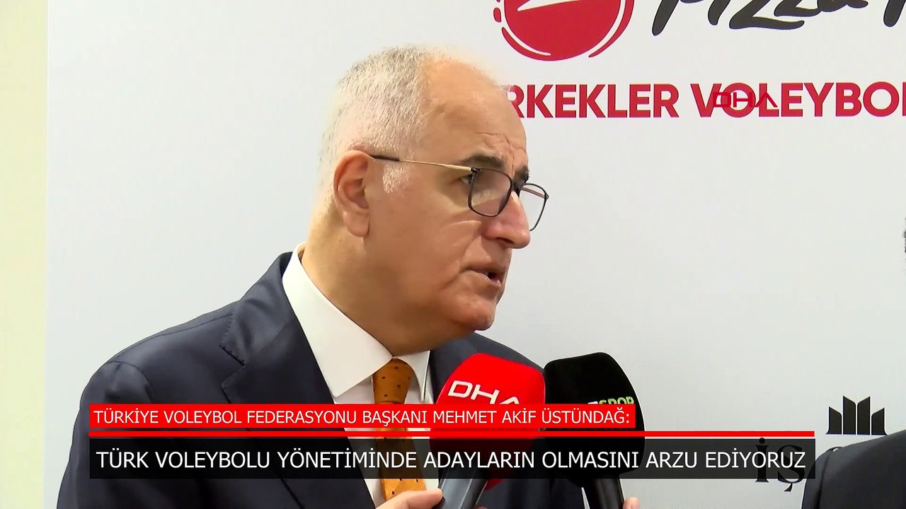 Mehmet Akif Üstündağ: Türk voleybolu yönetimine adayların olmasını arzu ediyoruz
