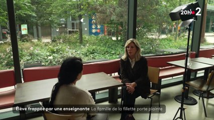 La mère de la fillette frappée par sa professeure au JT de France 2