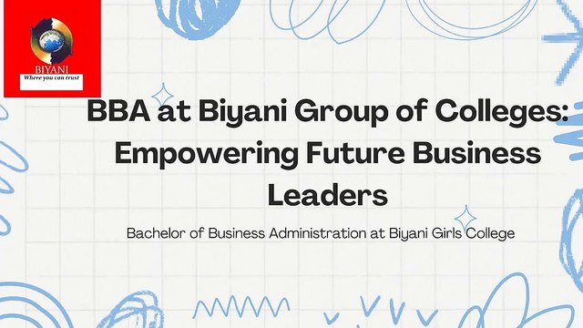 BBA at Biyan Group of Colleges: Pathway to Business Success