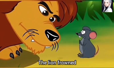LION AND MOUSE ANIMATION STORY #CARTOON STORIES
