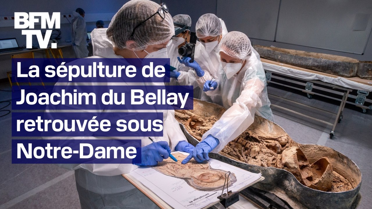 Le poète Joachim du Bellay identifié dans un cercueil sous Notre-Dame de Paris