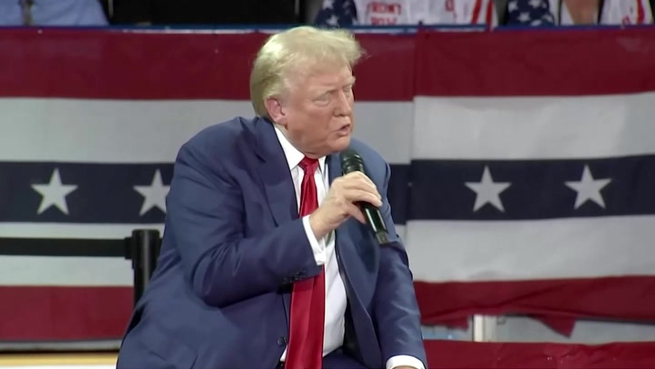 Donald Trump bizarrely claims nuclear weapons are biggest threat to car industry