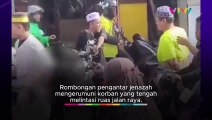 Romongan Pengantar Jenazah Hajar Pasangan Suami Istri