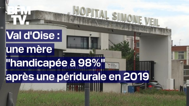 Val d'Oise: une mère handicapée à 98% après une péridurale en 2019