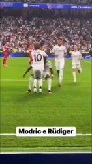 Luka Modric Sets Up Rudiger!