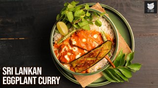 Sri Lankan Eggplant Curry | How To Make Sri Lankan Eggplant Curry With Coconut Milk | Varun Inamdar