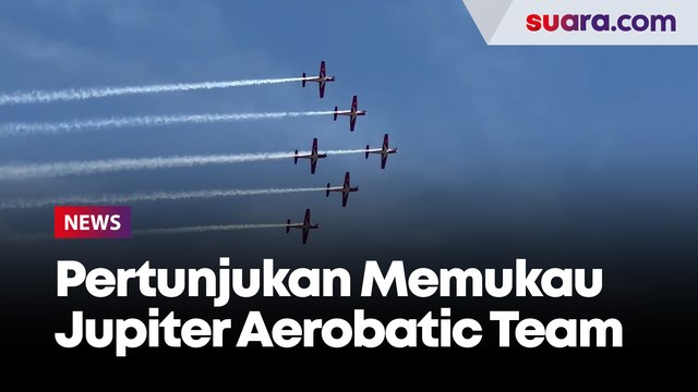 Pertunjukan Memukau Jupiter Aerobatic Team di Bali International Airshow 2024