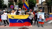 Protesta de la comunidad venezolana en Bilbao