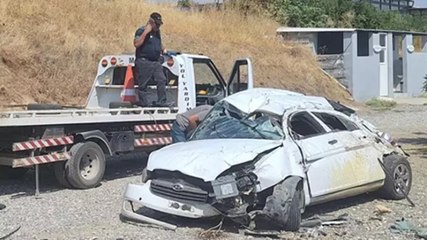 Adıyaman’da otomobilin şarampole devrilmesi sonucu 2 kişi hayatını kaybetti