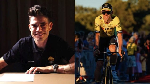 Cycling 2024 - Wout van Aert signs the first CDI in the history of cycling : The Visma Lease a Bike team is unique