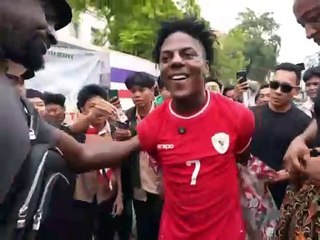 Momen IShowSpeed Dapat Batik Mu Pas Live Di Indonesia