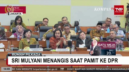 Detik-Detik Badan Anggaran DPR Berikan Tepuk Tangan untuk Sri Mulyani