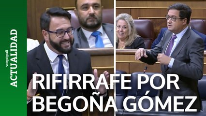 Rifirrafe del nuevo ministro (Óscar López) cuando le nombran a Begoña Gómez