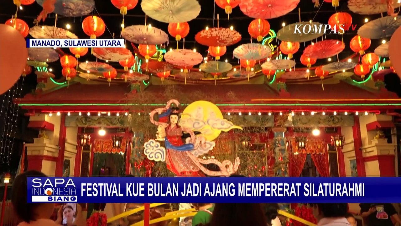 Jadi Ajang Silaturahmi, Festival Kue Bulan 'Moon Cake' Digelar di Kelenteng Ban Hin Kiong Manado