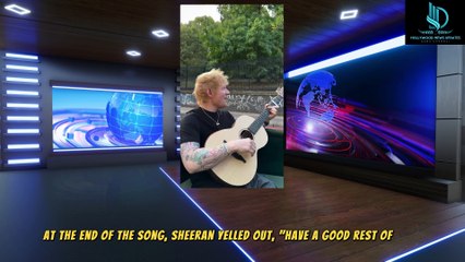 Ed Sheeran Surprises Jogger With Impromptu Serenad