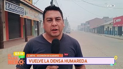 Scz densa humareda cubre Guarayos