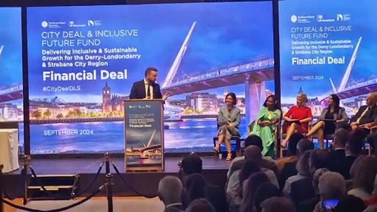 Colum Eastwood speech at City Deal
