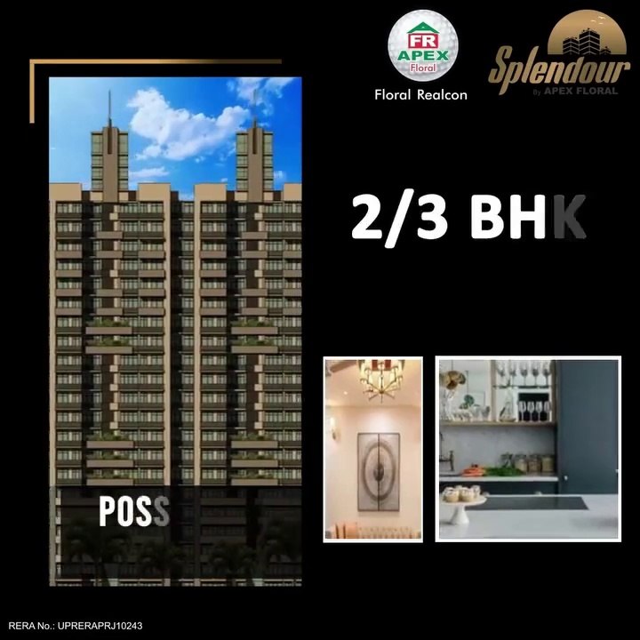 Apex Splendour Greater Noida Offer 2/3 BHK Apartments