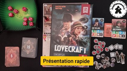 ️‍♂️LOVECRAFT Aventure Z : Vol.1️‍♂️ présentation rapide #expliquemoica #zacatrus