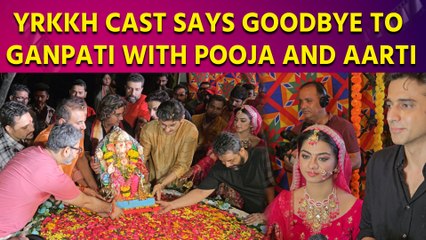 Yeh Rishta Kya Kehlata Hai Cast Bids Emotional Farewell to Lord Ganesha