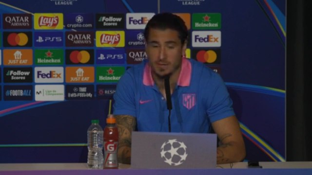 Rueda de prensa de José María Giménez, previa al Atlético de Madrid vs. Leipzig