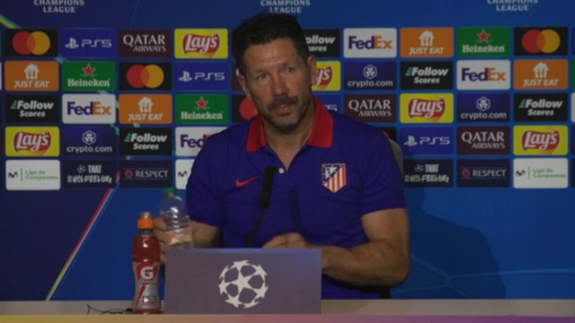 Rueda de prensa de Simeone, previa al Atlético de Madrid vs. Leipzig
