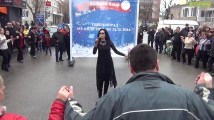 Славка Калчева откри Коледен базар, 2014 г.