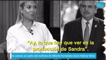 Se conoce un audio del maltrato de Alberto Fernández hacia Fabiola Yañez