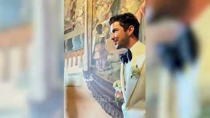 Pınar Deniz gelinlik tercihiyle büyüledi! Ünlü çift İtalya'da dünya evine girdi