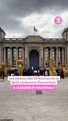 News : Inauguration des statues à l'Assemblée Nationale