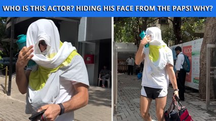 Mystery Star Hiding His Face After Gym Session in Bandra! Can You Guess Who? 🤔
