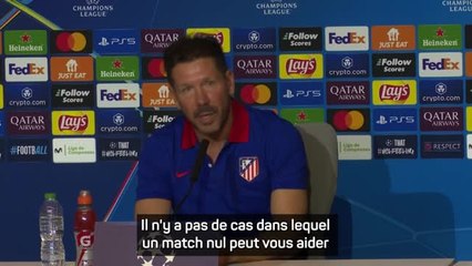 Atlético de Madrid - Simeone ne voit "que du positif" dans le nouveau format