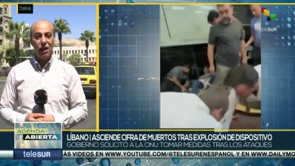 Múltiples explosiones de localizadores "beeper" dejan más de 10 fallecidos en el Líbano