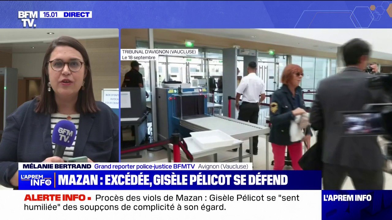 Procès des viols de Mazan: "Pas une seconde j’ai donné mon consentement ", s'emporte Gisèle Pélicot, excédée après trois semaines d'audience