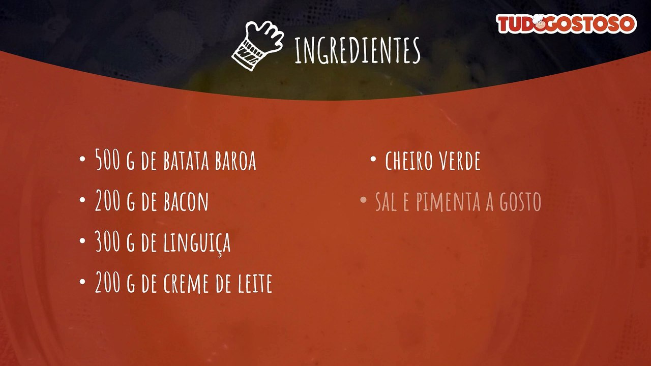 Caldo de batata baroa