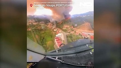 Regiões norte e centro de Portugal enfrentam incêndios florestais de grandes dimensões