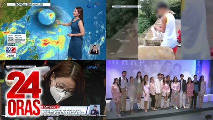 24 Oras: (Part 2) 2 bagyo, nakalabas na ng PAR pero palalakasin ang Habagat; Pusang itinapon sa dagat para sa content?, atbp.