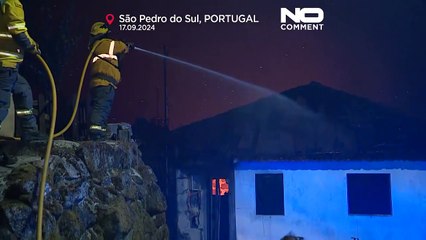 Download Video: Incêndios não dão tréguas à população e aos bombeiros portugueses