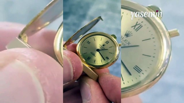 Mühendislik harikası madeni para saati büyük ilgi gördü!