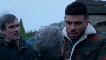 Emmerdale Nate Robinson Grabs Caleb 5th March 2024