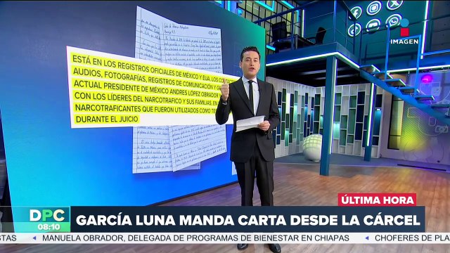 En una carta, García Luna señaló nexos del narco con López Obrador