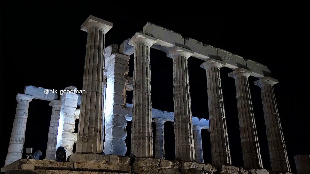 Tempel of Poseidon - ΝΑΟΣ ΤΟΥ ΠΟΣΕΙΔΩΝΑ - ΣΕ ΨΗΛΟ ΒΟΥΝΟ (ΞΑΡΧΑΚΟΣ "Dedicated to a high mountain") ΕΛΛΑΣ