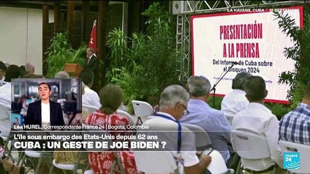 Cuba sous embargo des Etats-Unis depuis 62 ans : un geste de Joe Biden avant la fin de son mandat ?