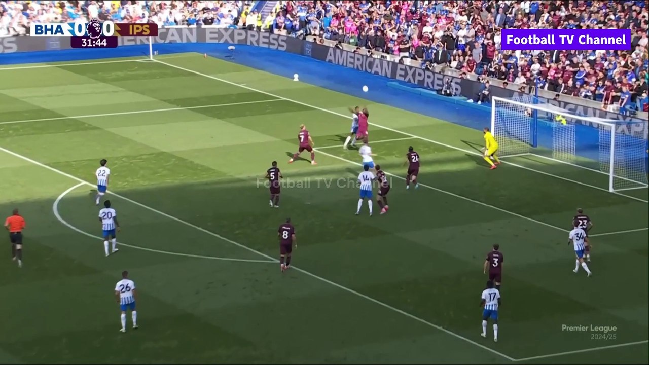 [Kaoru Mitoma touch collection] [Premier League 2024-25 09-14] Brighton & Hove Albion FC vs Ipswich Town FC