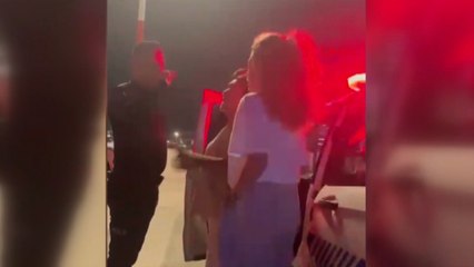 Dilan Çıtak Tatlıses'in, polis memurlarıyla tartıştığı görüntüler ortaya çıktı