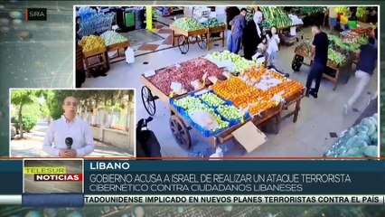 Gobierno de Líbano acusa a Israel de ataque terrorista cibernético