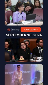 Today's headlines: Sara Duterte, Alice Guo, James Reid | The wRap | September 18, 2024