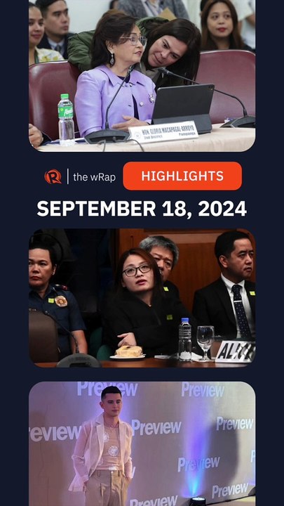 Today's headlines: Sara Duterte, Alice Guo, James Reid | The wRap | September 18, 2024