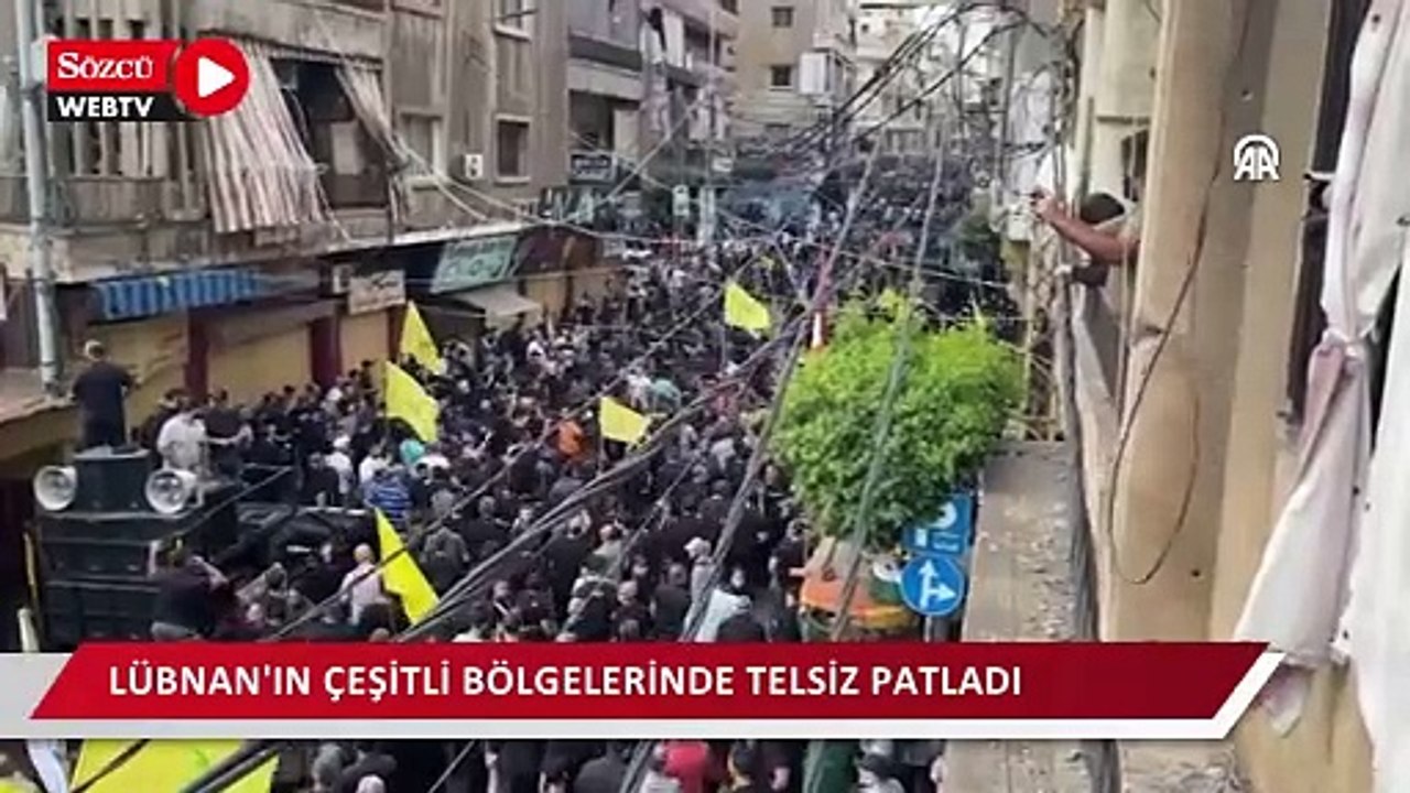 Lübnan'ın çeşitli bölgelerinde telsiz cihazlarında patlamalar meydana geldi