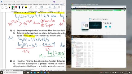 TSTI2D- Correction -Logarithme décimal - Exercice 4